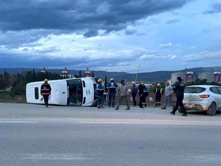 Bursa'da trafik kazası: 2 yaralı