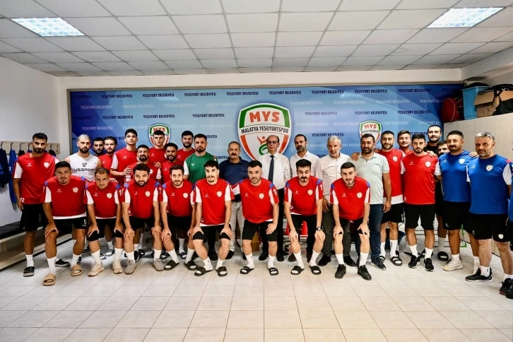 Geçit, Malatya Yeşilyurtspor Kulübünü ziyaret etti
