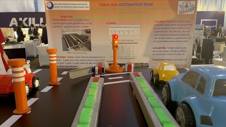 Gençlerin metropollerde trafik yoğunluğunu azaltan projesi TEKNOFEST İstanbul'da