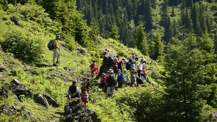 Giresun'da doğa sporcuları 