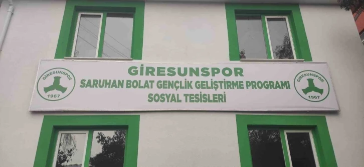 Giresunspor, altyapı tesislerine Saruhan Bolat’ın adını verdi