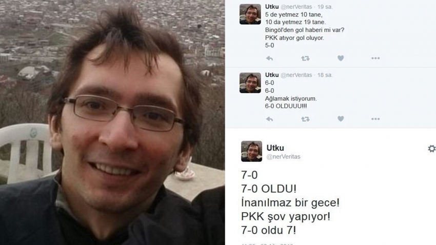 O tweetleri atan kişi tutuklandı