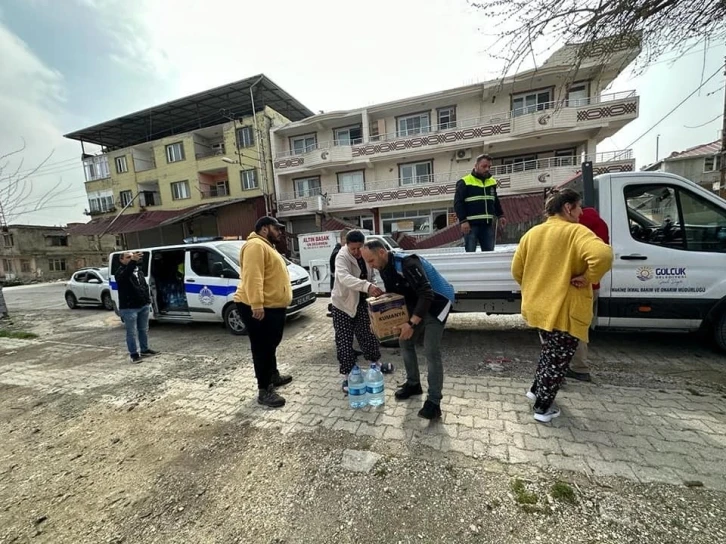 Gölcük Belediyesi Hatay’da yaraları sarmaya devam ediyor
