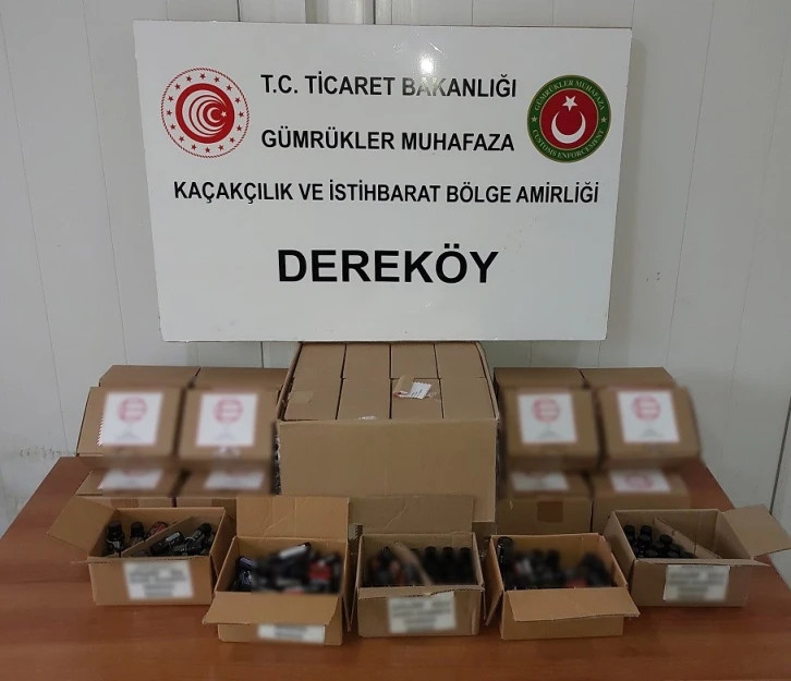 Gümrük muhafaza ekipleri 450 bin liralık uçucu yağ ele geçirdi
