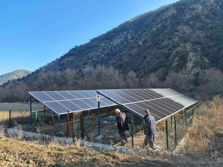 Güneş Enerjili İçme Suyu Tesisi sayesinde günlük 112 ton su ihtiyaçlarını karşılıyorlar
