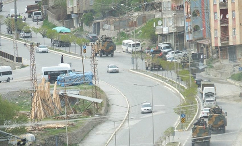 Hakkari'de askeri hareketlilik