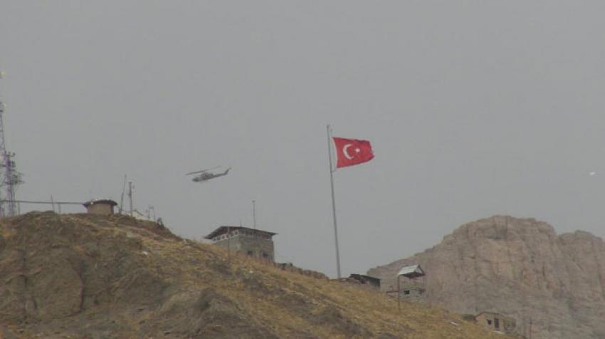 Hakkari'de helikopter hareketliliği