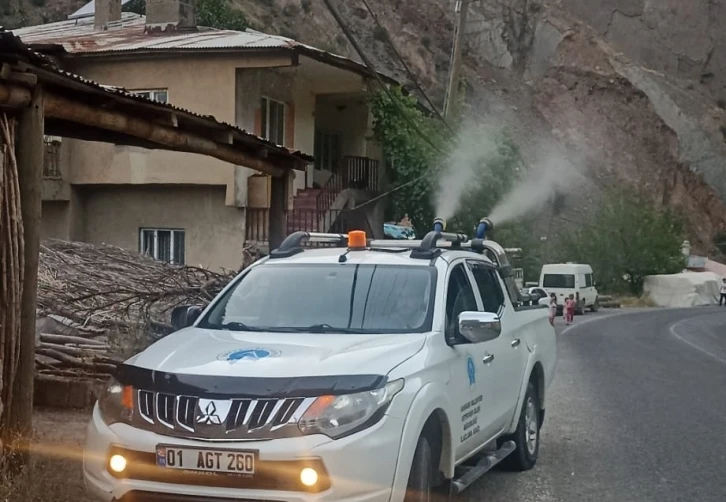 Hakkari’de sivrisinekle mücadele çalışması
