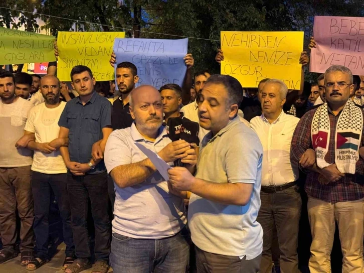 Haniye suikastı Adıyaman’da protesto edildi
