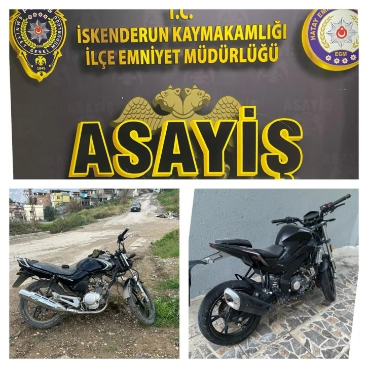 İki motosiklet hırsızı tutuklandı