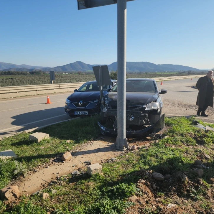 Hatay’da trafik kazası: 2 yaralı
