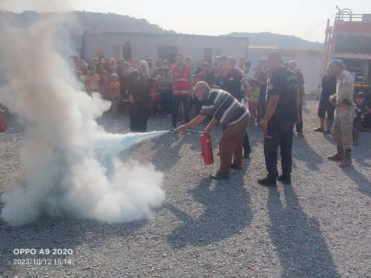 Hatay’da yangın tatbikatı yapıldı
