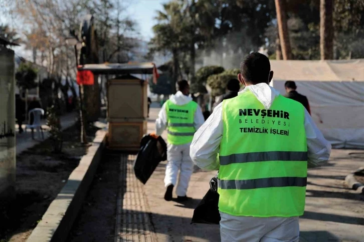 Hatay’ı Nevşehir Belediyesi  temizliyor
