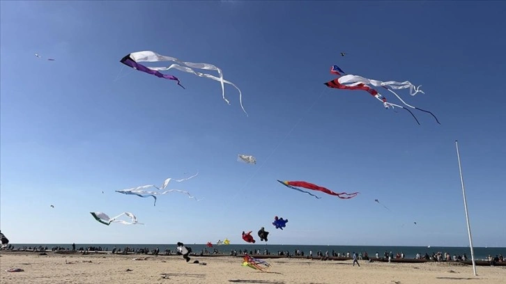 Hollanda'da uçurtma festivali düzenlendi