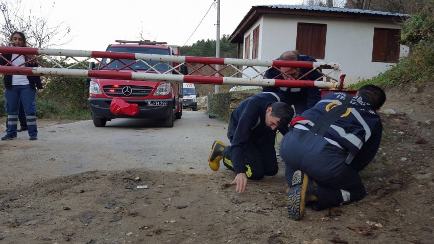 Bursa'da nefes kesen kurtarma operasyonu