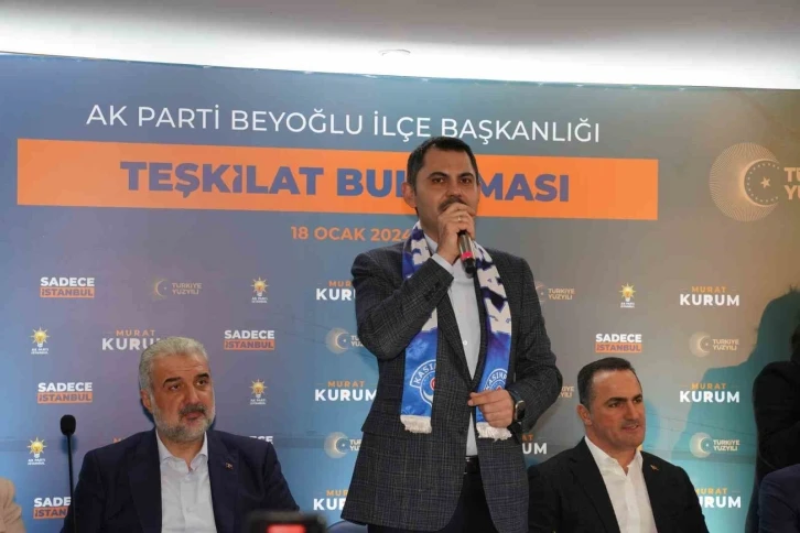 İBB Başkan Adayı Murat Kurum “Ben Beyoğlu’nun Murat’ı olarak sokak sokak çalışıp tüm kardeşlerimi kucaklayacağım”
