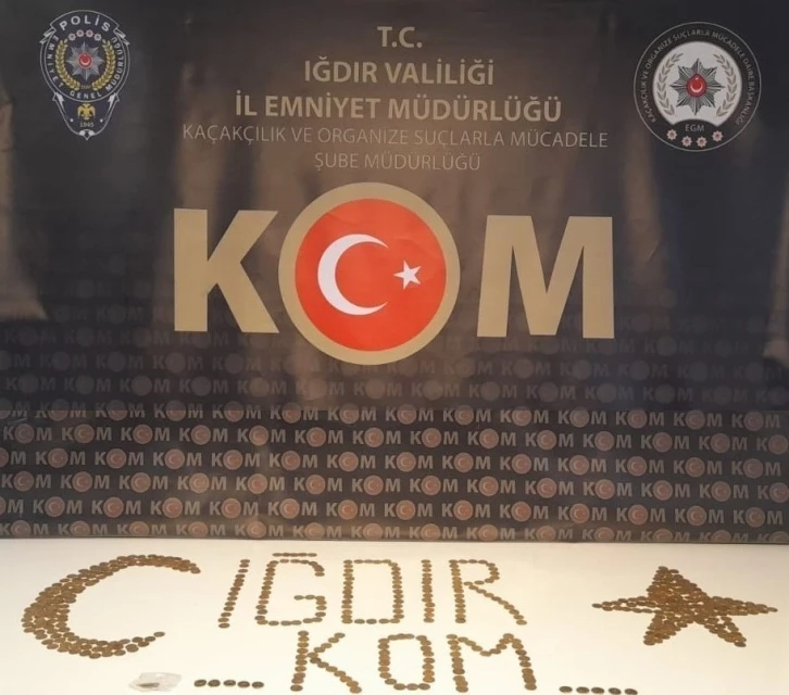 Iğdır’da 510 adet tarihi eser ele geçirildi
