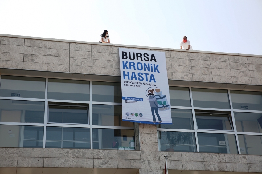 Bursa'da iklim krizine dikkat çektiler