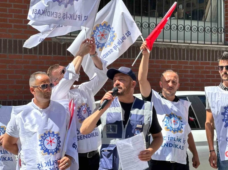 İkitelli Organize Sanayi Bölgesi’nde Akort işçileri için basın açıklaması

