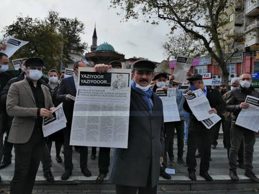 Bursa İYİ Parti'den protesto 