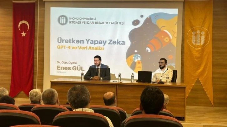 İnönü Üniversitesi’nde ’Üretken Yapay Zeka Uygulamaları’ söyleşisi
