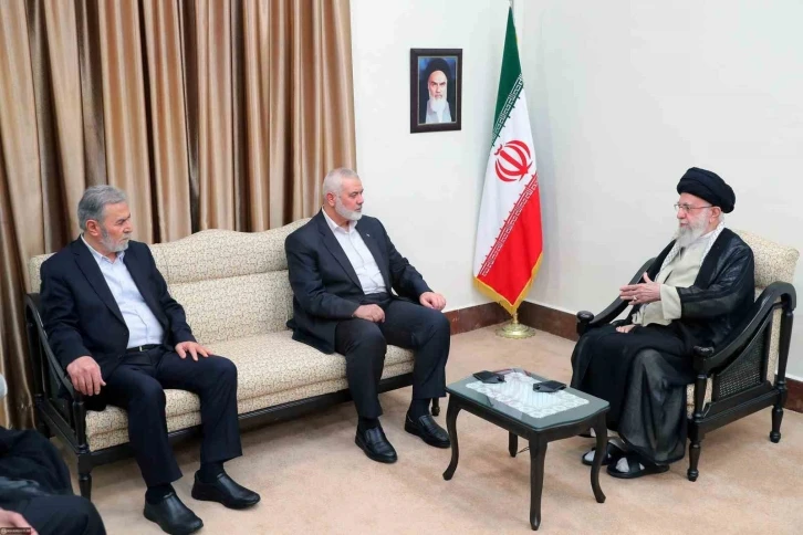 İran dini lideri Hamaney, Haniye ve Filistin İslami Cihad lideri ile görüştü
