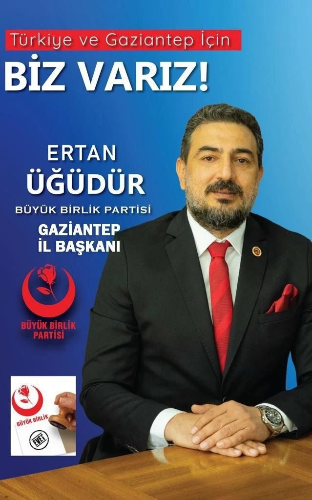 İş adamı Ertan Üğüdür, BBP Gaziantep İl Başkanı oldu
