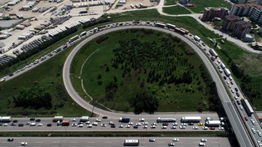 Bursa'da çıldırtan trafik!