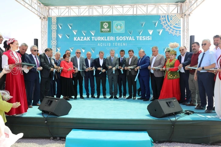 İsmil Kazak Türkleri sosyal tesisi açıldı
