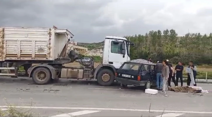 Isparta’da tır ile otomobil çarpıştı: 1 ölü
