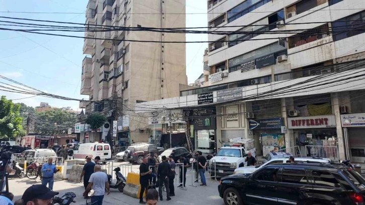 İsrail’in Beyrut’ta vurduğu bina görüntülendi
