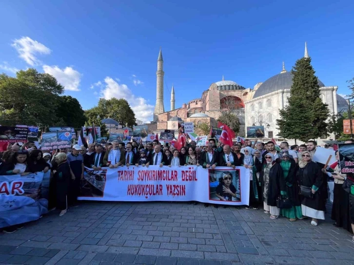 İstanbul 2 No’lu Barosu Filistin için yürüdü
