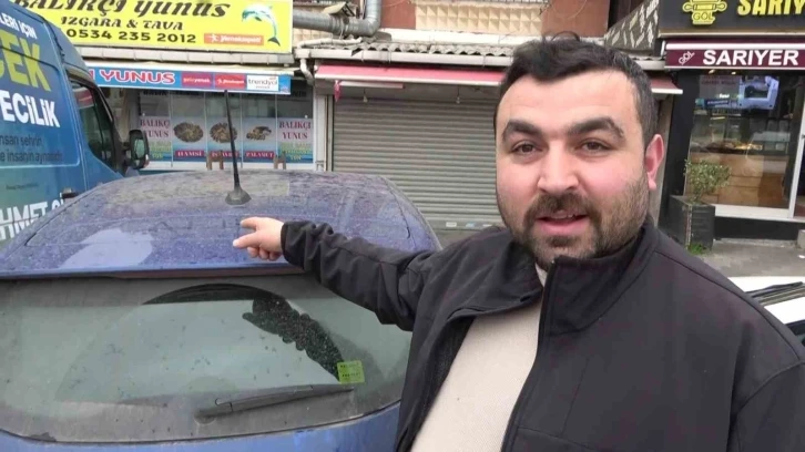 İstanbul’a çamur yağdı, otomobiller çamur içinde kaldı
