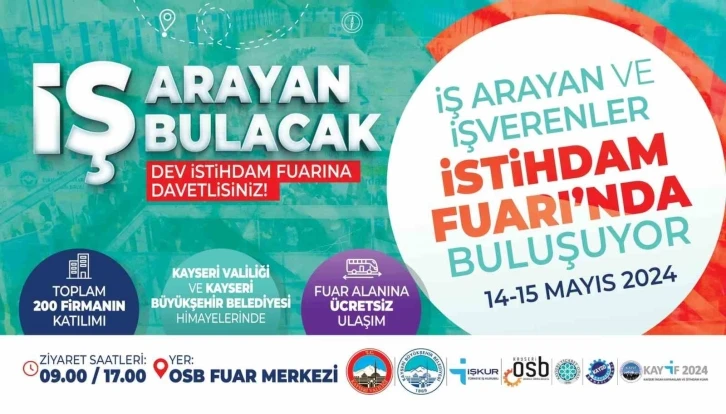 İstihdam Fuarı kapılarını açıyor
