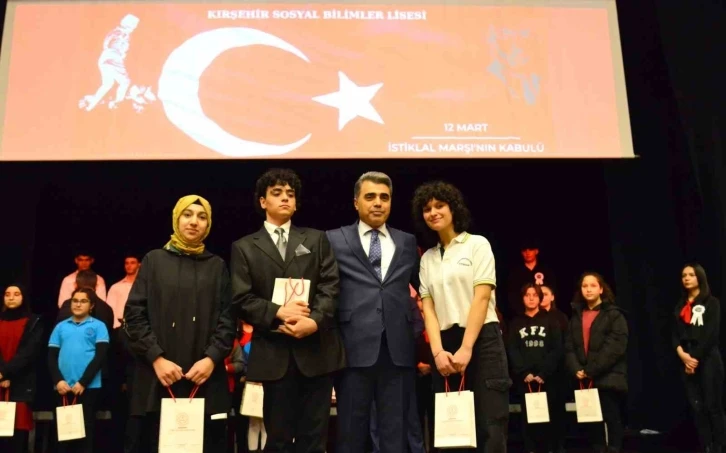 İstiklal Marşı’nın kabulünün 102. yılı için tören düzenlendi
