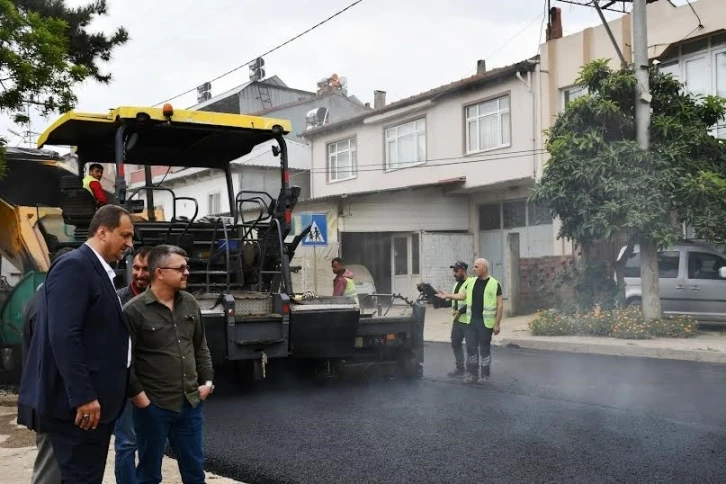 Bursa İznik’te yollar yenileniyor