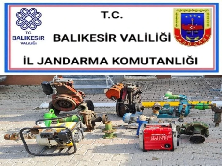 JASAT ekipleri pompa hırsızlarını yakaladı
