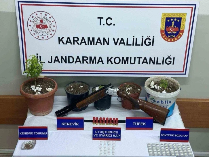 Karamanda uyuşturucu operasyonu: 1 gözaltı
