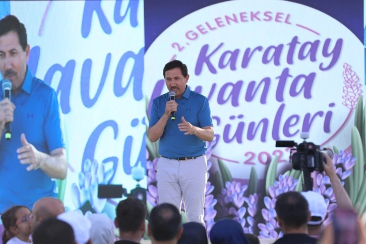 Karatay Lavanta Günleri 2 günde yüzbinleri ağırladı
