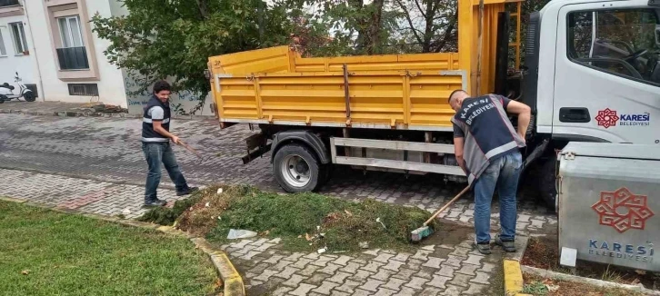 Karesi Belediyesi yeşil alanlara gözü gibi bakıyor
