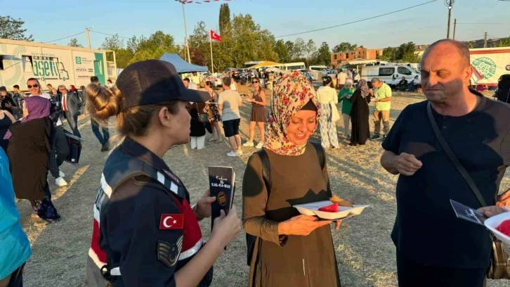 Karpuz Şenliğinde KADES uygulaması tanıtıldı
