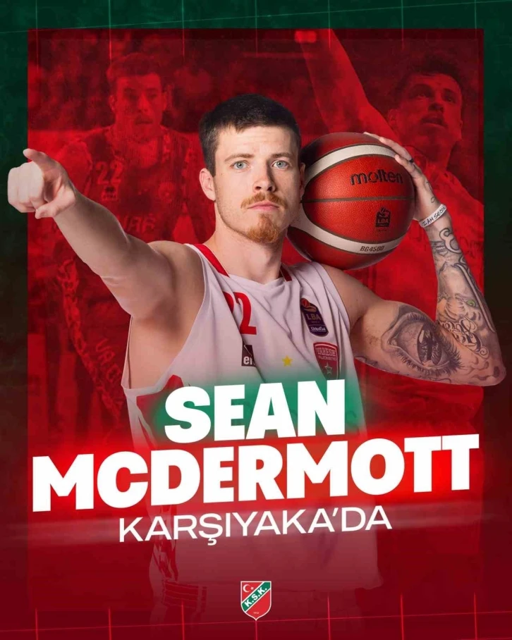 Karşıyaka Basketbol, Sean McDermott’u kadrosuna kattı
