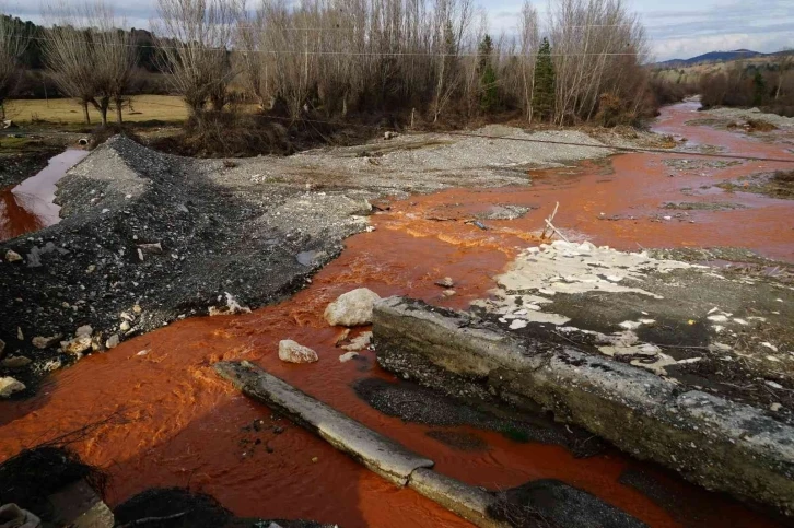 Kastamonu’da çayın rengi kahverengine dönüştü
