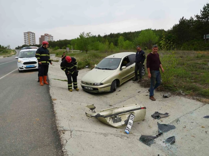 Trafik kazası: 1 yaralı