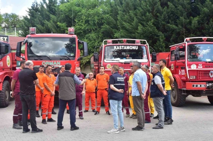 Kastamonu’dan Antalya’ya arazöz takviyesi
