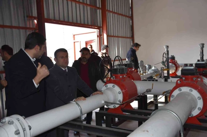 Kaymakam Çimşit, devam eden doğalgaz çalışmalarını yerinde inceledi
