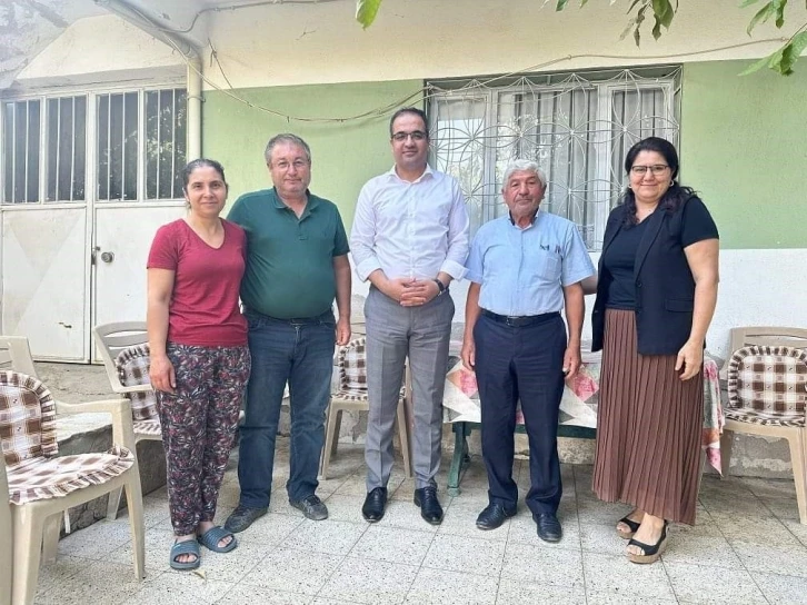 Kaymakam Dalak, şehit aileleri ve gazileri evlerinde ziyaret etti
