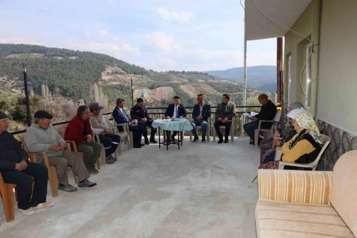 Kaymakam Gündoğdu, Karabağlar Mahallesi’nde vatandaşlarla buluştu
