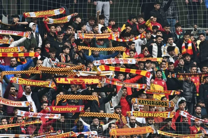 Kayserispor 78 bin 685 taraftara oynadı
