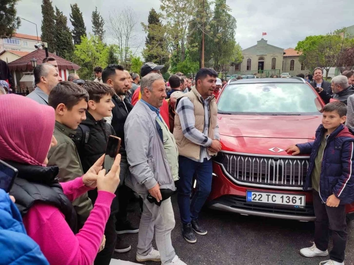 Keşan’da tanıtılan Togg büyük ilgi çekti
